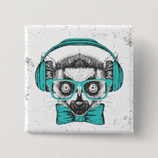 Musikfreund des Lemur-| Button