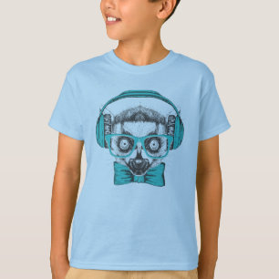 Musikfreund des Lemur-  T-Shirt