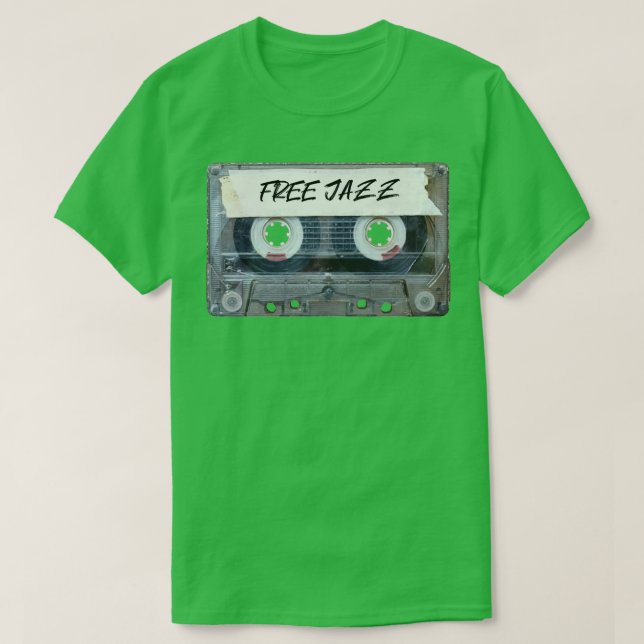 Musikgenre Cassette Old School Free Jazz T-Shirt (Design vorne)