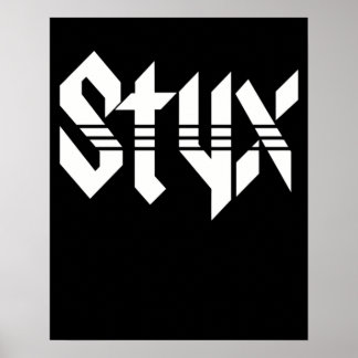 Musikgeschenk des Styx Band Tribute Design Poster