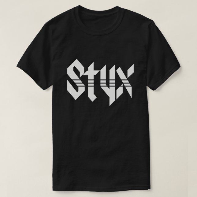 Musikgeschenk des Styx Band Tribute Design T-Shirt (Design vorne)