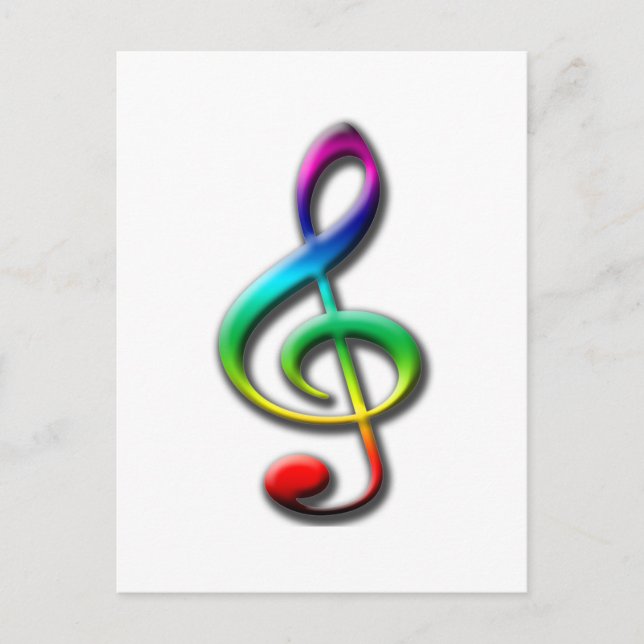 Musikgeschenke! Postkarte (Vorderseite)