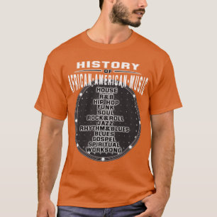 Musikgeschichte afrikanischer amerikanischer Musik T-Shirt