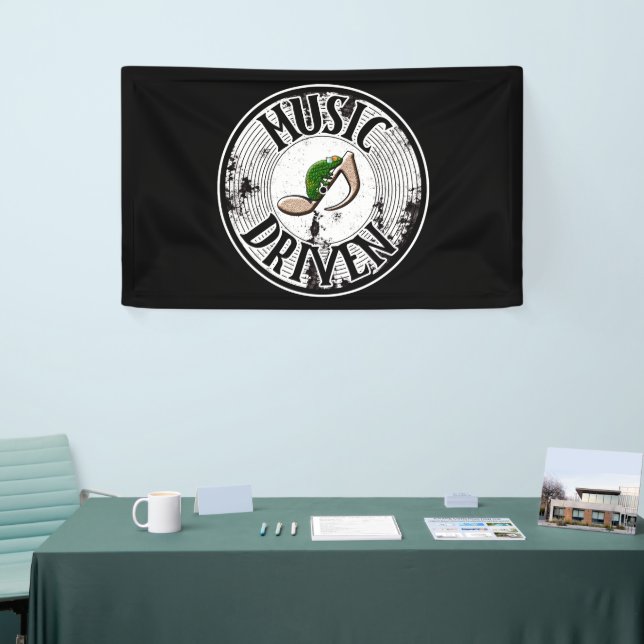 Musikgesteuertes Banner (Messeveranstaltung)