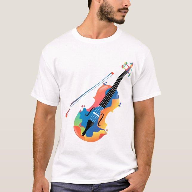 Musikgitarre T-Shirt (Vorderseite)