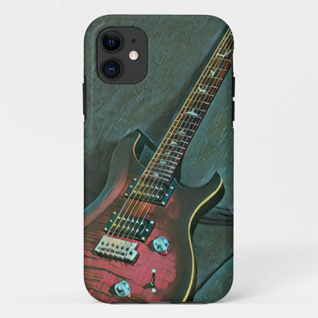 Musikgitarrist liebt Geschenk Case-Mate iPhone Hülle (Rückseite)