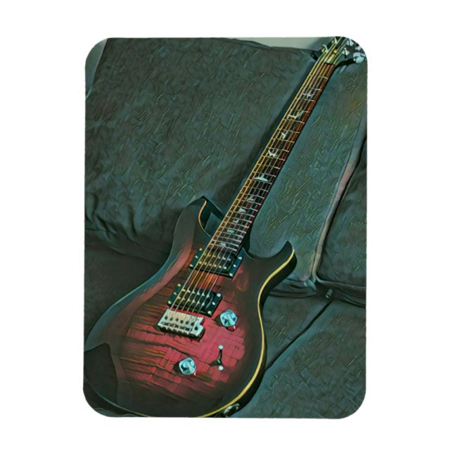 Musikgitarrist liebt Geschenk Magnet (Vertikal)