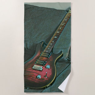 Musikgitarrist liebt Geschenk Strandtuch