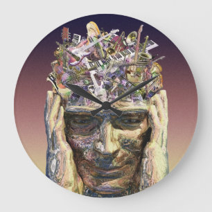 Musikhauptuhr Große Wanduhr