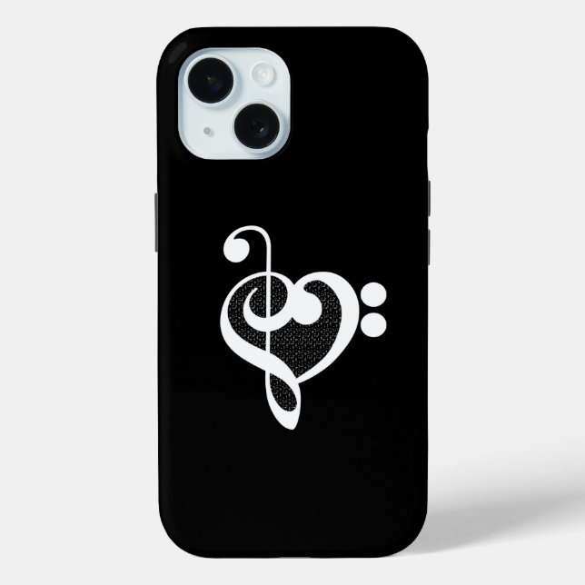 Musikherz - I Liebe Music Case-Mate iPhone Hülle (Rückseite)
