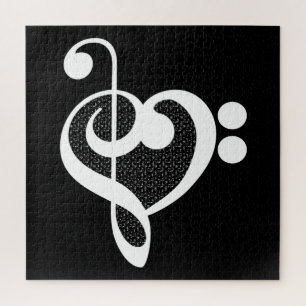 Musikherz - I Liebe Music Puzzle