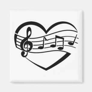 Musikherz Magnet