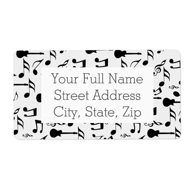 Musikhinweise - Notendesign (Vorne)