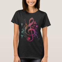 Musikinstrument Birds Treble Clef