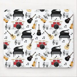 Musikinstrument Extravaganza Mousepad