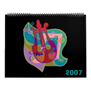 Musikinstrument-Kalender Kalender