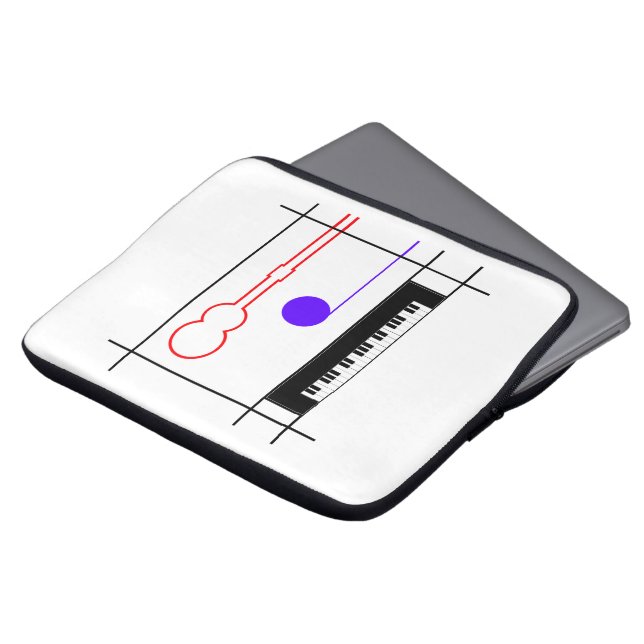 Musikinstrument Laptopschutzhülle (Vorne Oben)
