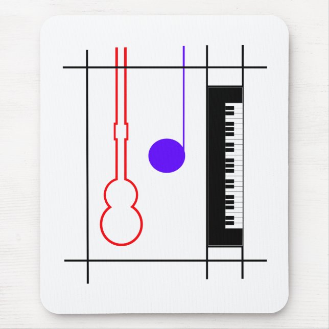 Musikinstrument Mousepad (Vorne)
