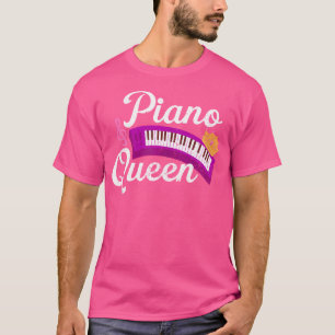 Musikinstrument Pianist Mädchen Frauen Musikerin K T-Shirt