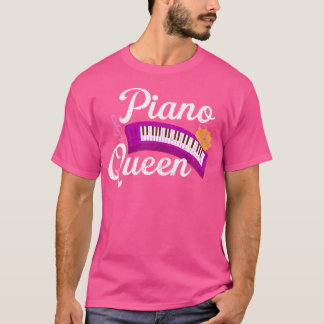 Musikinstrument Pianist Mädchen Frauen Musikerin K T-Shirt