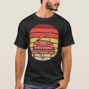 Musikinstrument Pianist Vintage-Piano T-Shirt