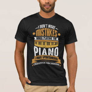 Musikinstrument Player Funny Pianist Keyboard T-Shirt