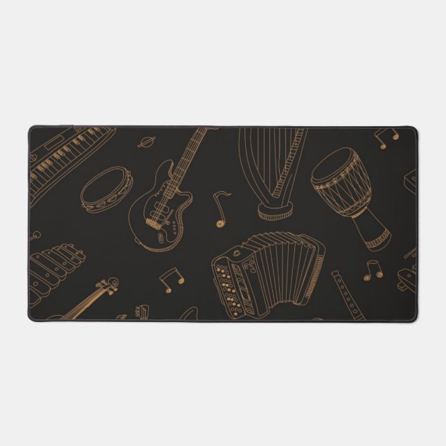 Musikinstrument Schreibtischunterlage (Vorderseite)