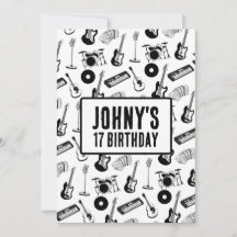 Musikinstrumente Geburtstag