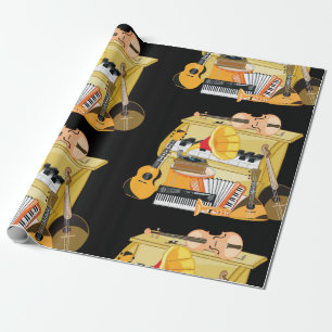 Musikinstrumente Geschenkpapier
