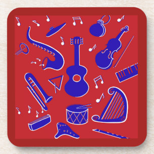 Musikinstrumente Getränkeuntersetzer