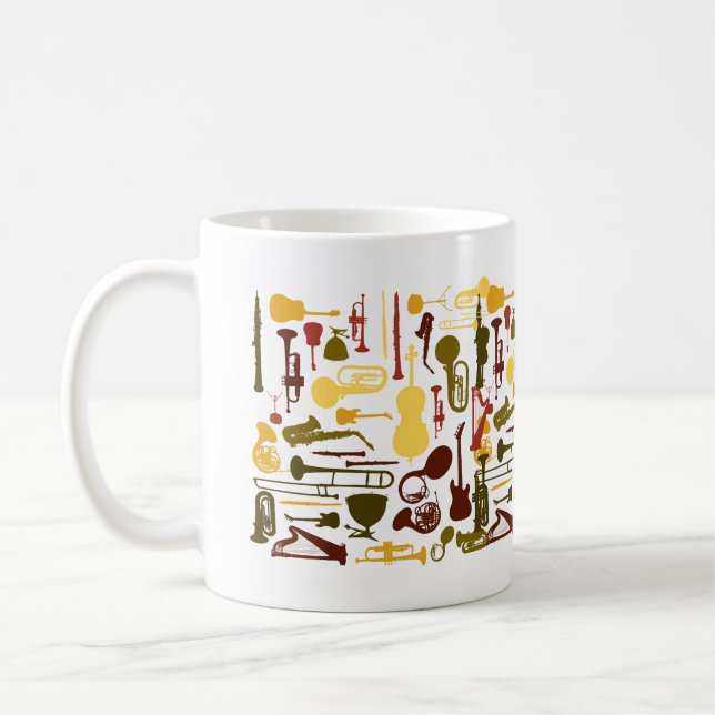 Musikinstrumente Kaffeetasse (Links)