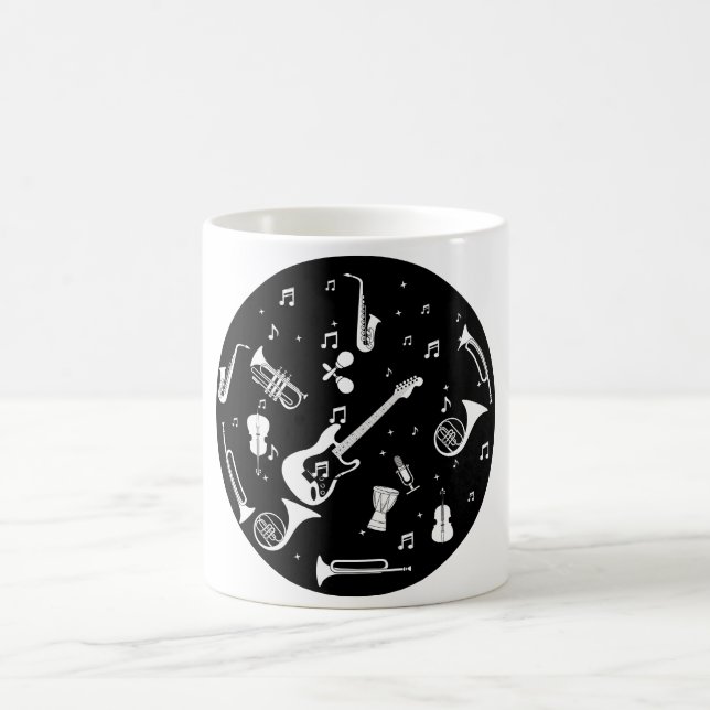 Musikinstrumente Kaffeetasse (Mittel)