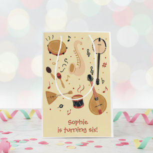 Musikinstrumente Kindergeburtstag Mittlere Geschenktüte