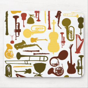 Musikinstrumente Mousepad