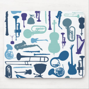 Musikinstrumente Mousepad