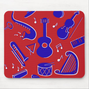 Musikinstrumente Mousepad