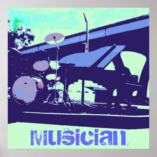 Musikinstrumente Poster (Vorne)