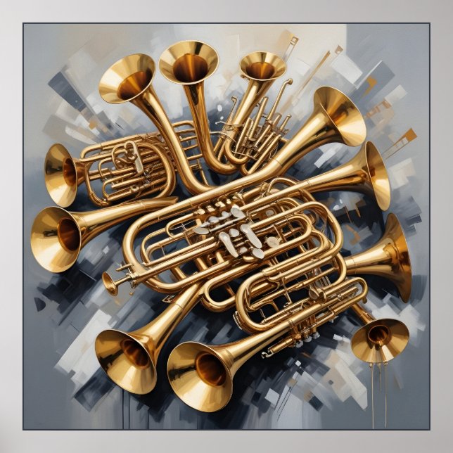 Musikinstrumente Poster (Vorne)