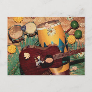 Musikinstrumente Postkarte