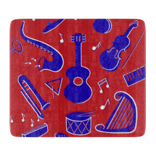 Musikinstrumente Schneidebrett