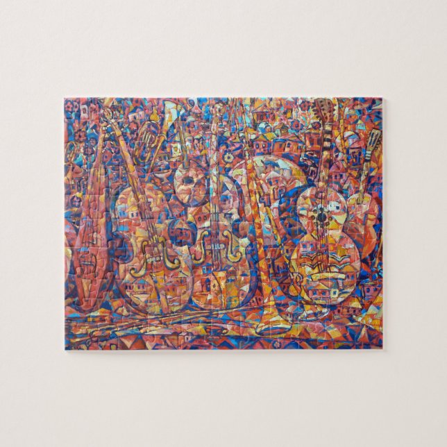 Musikinstrumente schwieriges Puzzlespiel Puzzle (Horizontal)