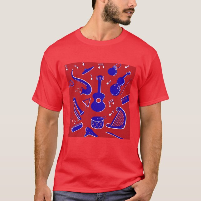 Musikinstrumente T-Shirt (Vorderseite)