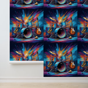Musikinstrumente Tapete