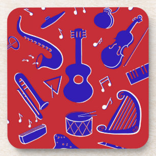 Musikinstrumente Untersetzer