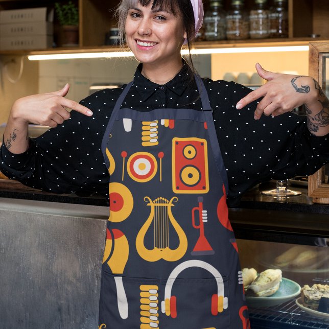 Musikinstrumentenklänge Schürze (Von Creator hochgeladen)