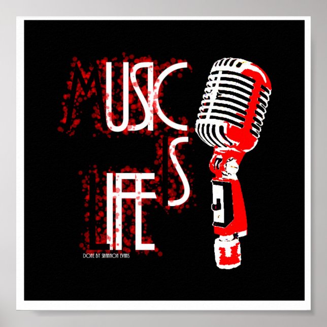 MusikIsLife Poster (Vorne)