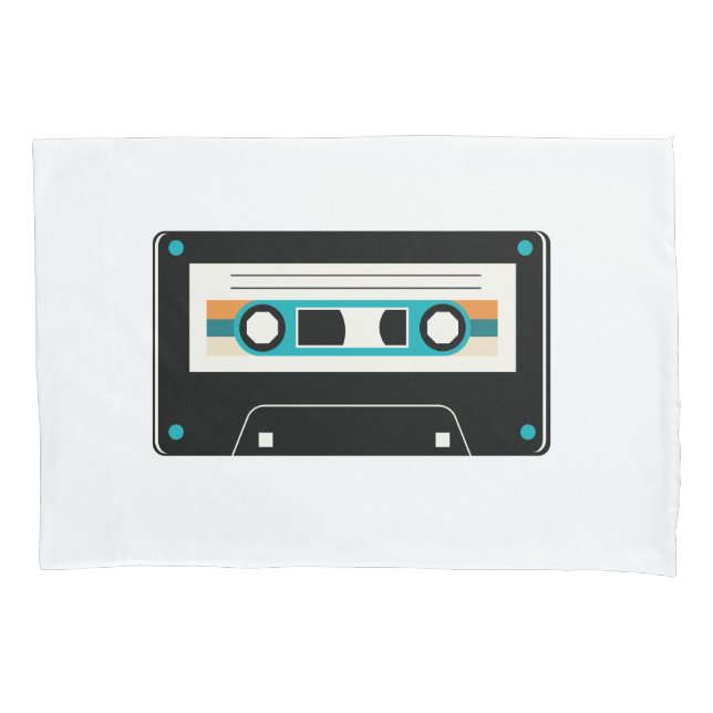 Musikkassette Kissenbezug (Vorderseite)