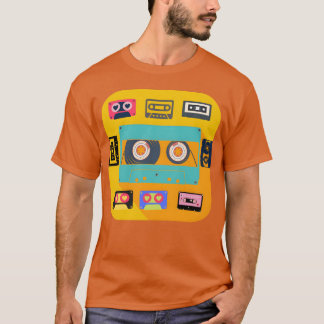 Musikkassette Musikliebhaber T-Shirt