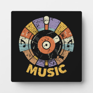 Musikklassiker Retro Fotoplatte