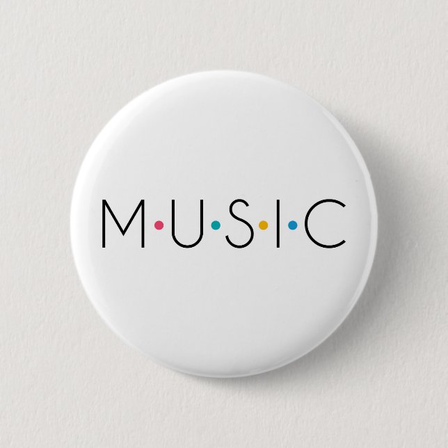 Musikkolote Dots Musiker Button (Vorderseite)
